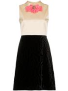 Gucci Silk Bow Detail Duchess Dress - Black