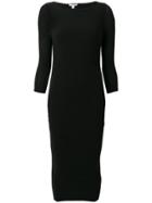 James Perse Shirred Front Dress - Black