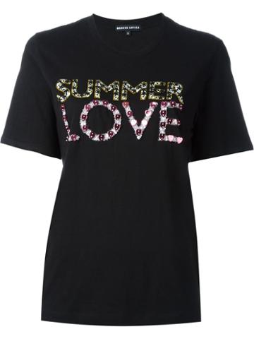Markus Lupfer Summer Love Embellished 'kate' T-shirt