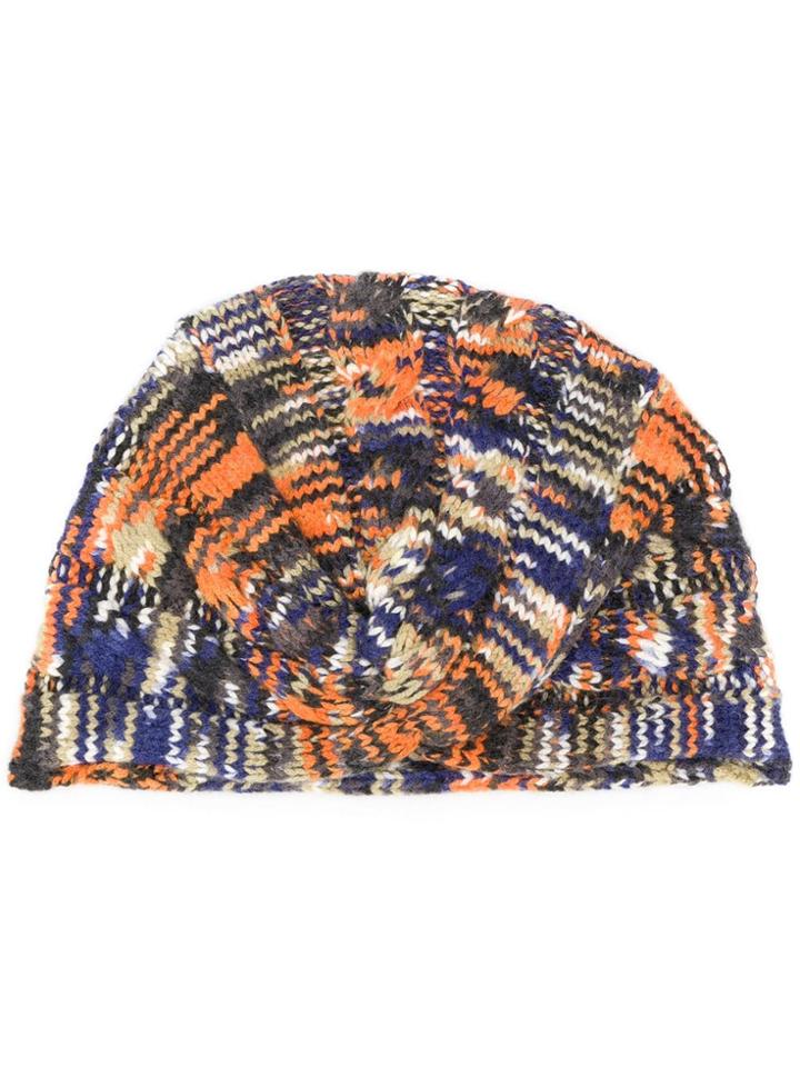 Missoni Cable-knit Beanie - Orange