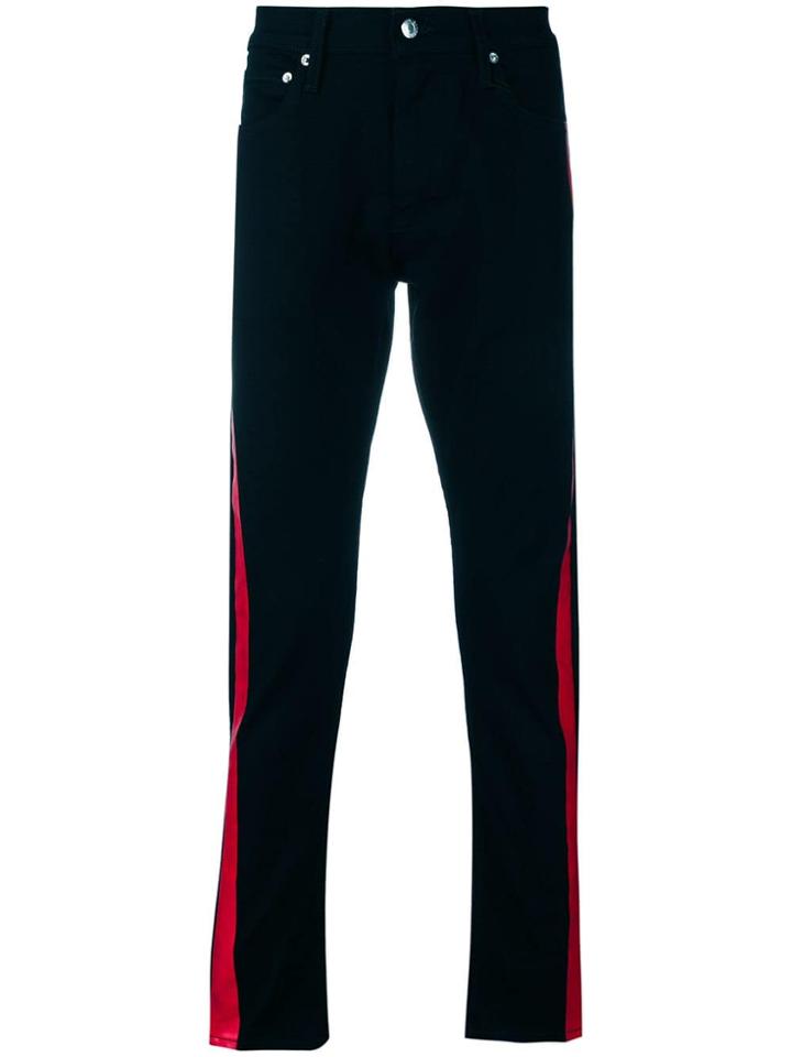 Calvin Klein Jeans Contrast Side Band Jeans - Black