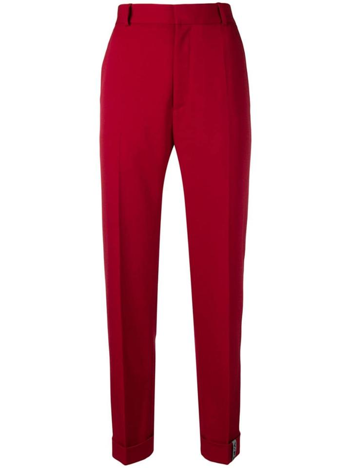 Y / Project Smart Cropped Trousers - Red
