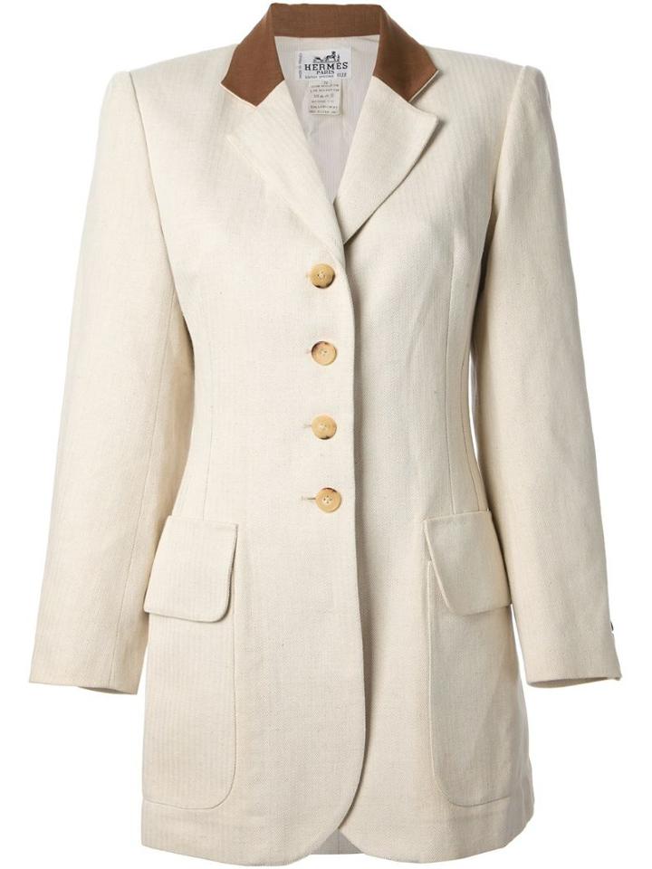 Hermès Pre-owned Single Breasted Jacket - Neutrals