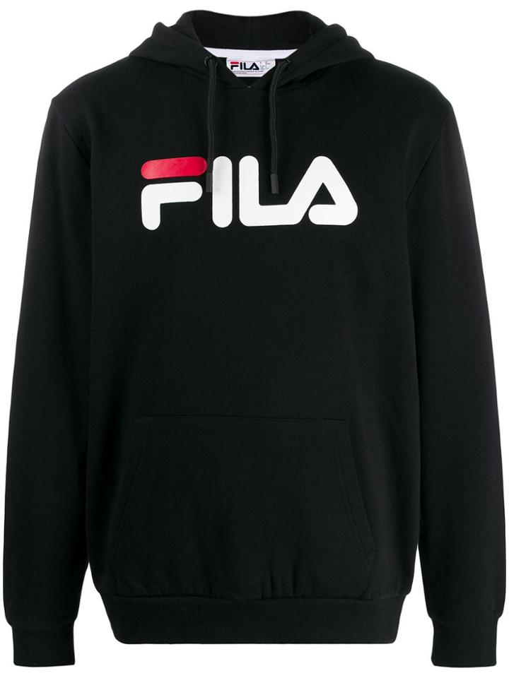 Fila Front Zipped Hoodie - Black
