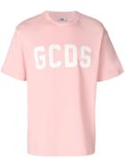 Gcds Logo Print T-shirt - Pink & Purple