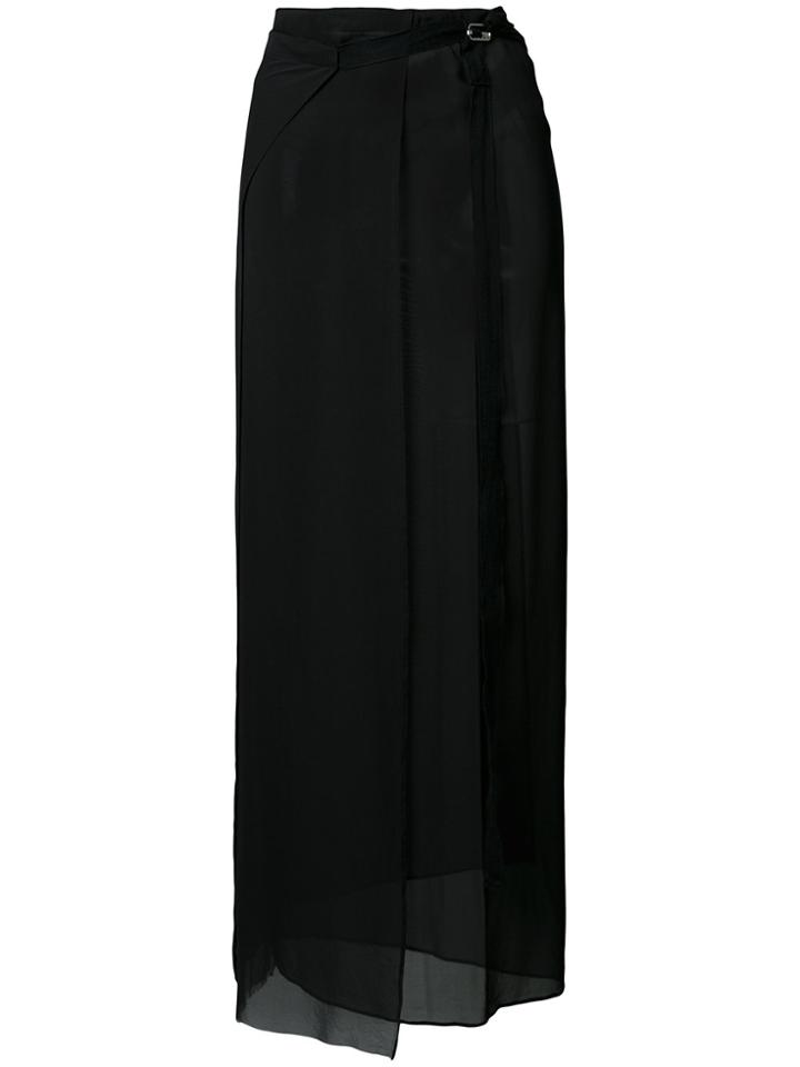 Zambesi Wrap Scarf Skirt - Black