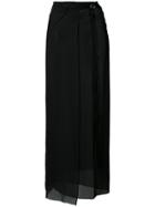 Zambesi Wrap Scarf Skirt - Black