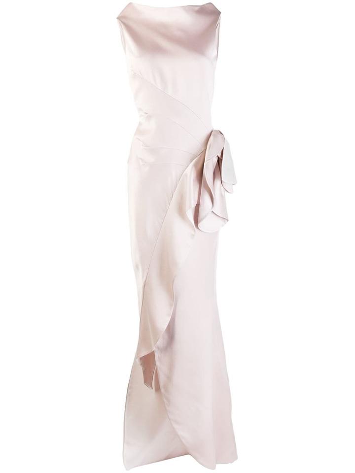 Maticevski Side Ruffled Detail Gown - Pink