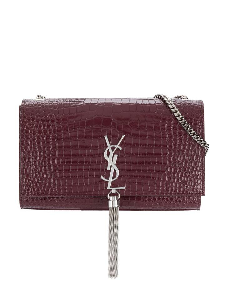 Saint Laurent Monogram Chain Bag - Purple