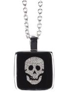 Gavello Skull Pendant Necklace, Adult Unisex, Metallic