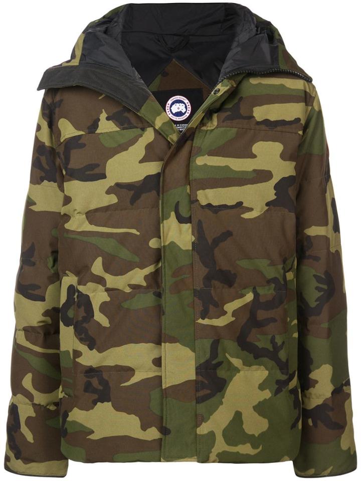 Canada Goose Camouflage-print Padded Coat - Green