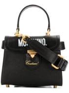 Moschino Logo Print Mini Bag - Black