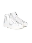 Simonetta Star Motif Hi-top Sneakers - White
