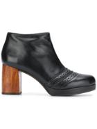 Chie Mihara Quica Heeled Ankle Boots - Black