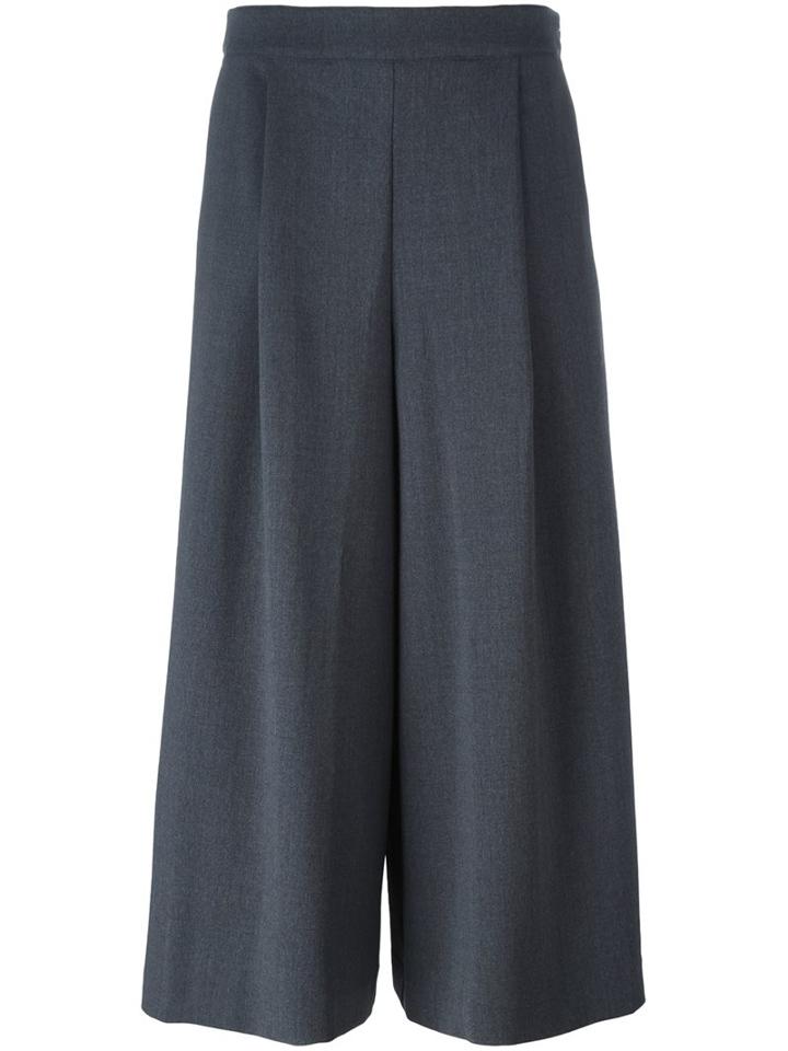 P.a.r.o.s.h. 'lily' Palazzo Trousers, Women's, Size: Xs, Grey, Spandex/elastane/virgin Wool