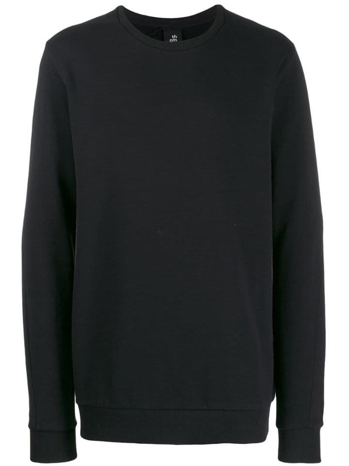 Thom Krom Loose-fit Crew Neck Jumper - Black