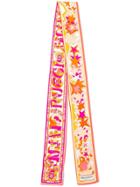 Emilio Pucci Star Printed Scarf - Yellow & Orange