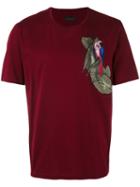 Z Zegna - Parrot T-shirt - Men - Cotton - Xl, Red, Cotton