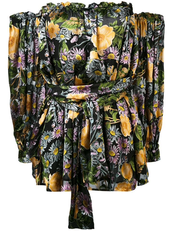 For Love And Lemons Floral Off-shoulder Dress - Multicolour