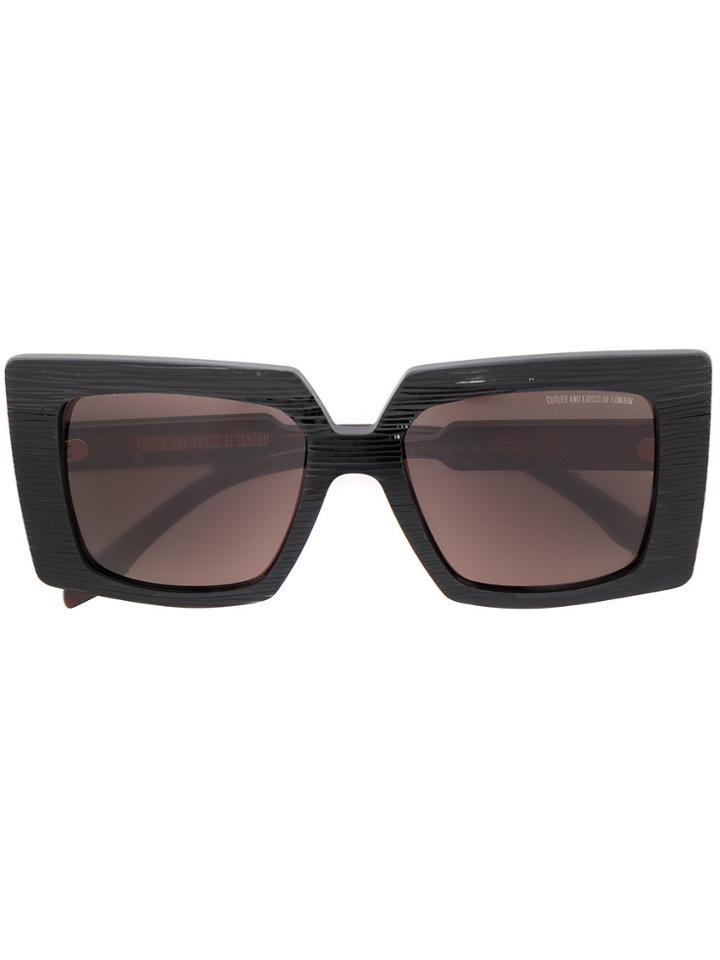 Cutler & Gross Oversized Square Sunglasses - Black