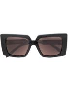 Cutler & Gross Oversized Square Sunglasses - Black