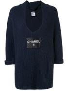 Chanel Vintage Cashmere Knit Top - Blue
