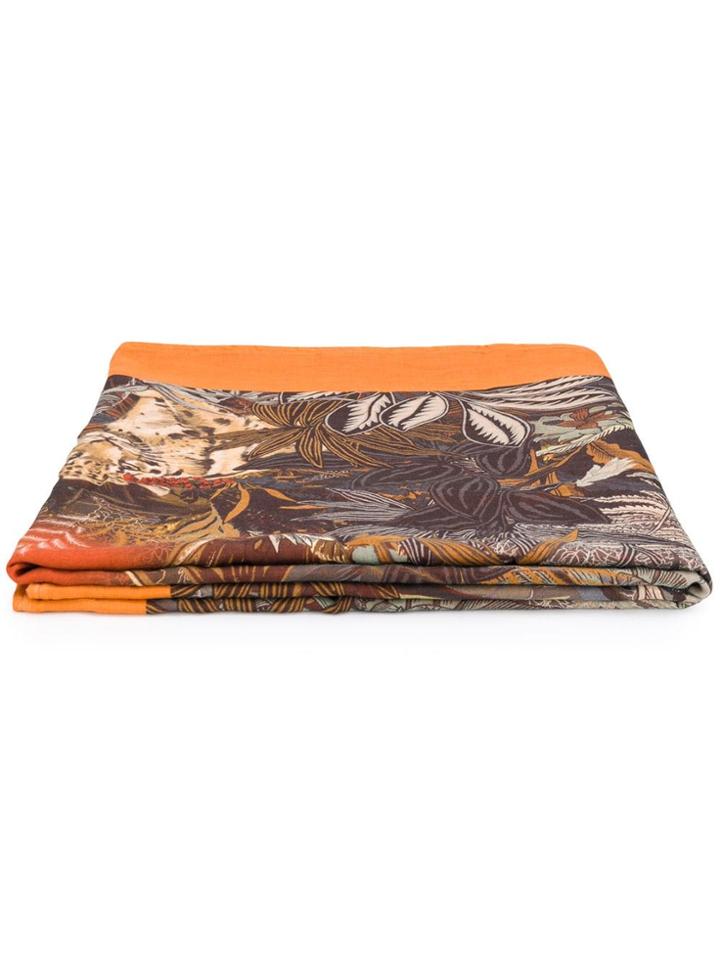 Etro Printed Beach Towel - Brown