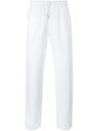 Z Zegna Elastic Waistband Trousers, Men's, Size: Xxl, White, Linen/flax