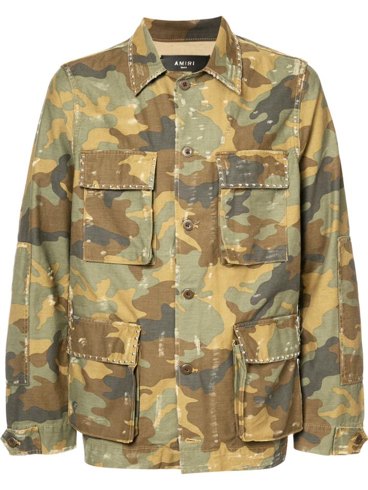 Amiri Military Shirt Jacket - Green