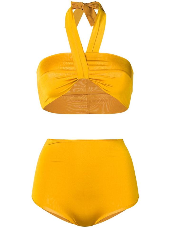 Forte Forte Halterneck Bikini Set - Yellow