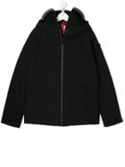 Ai Riders On The Storm Teen Visor-mask Zip-up Hoodie - Green