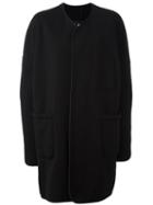 Yohji Yamamoto Single Breasted Coat, Women's, Size: 1, Black, Acrylic/polyester