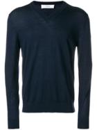 Pringle Of Scotland Classic V-neck Sweater - Blue