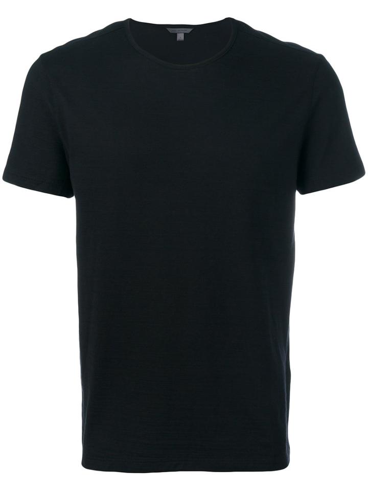 John Varvatos - Plain T-shirt - Men - Cotton - S, Black, Cotton