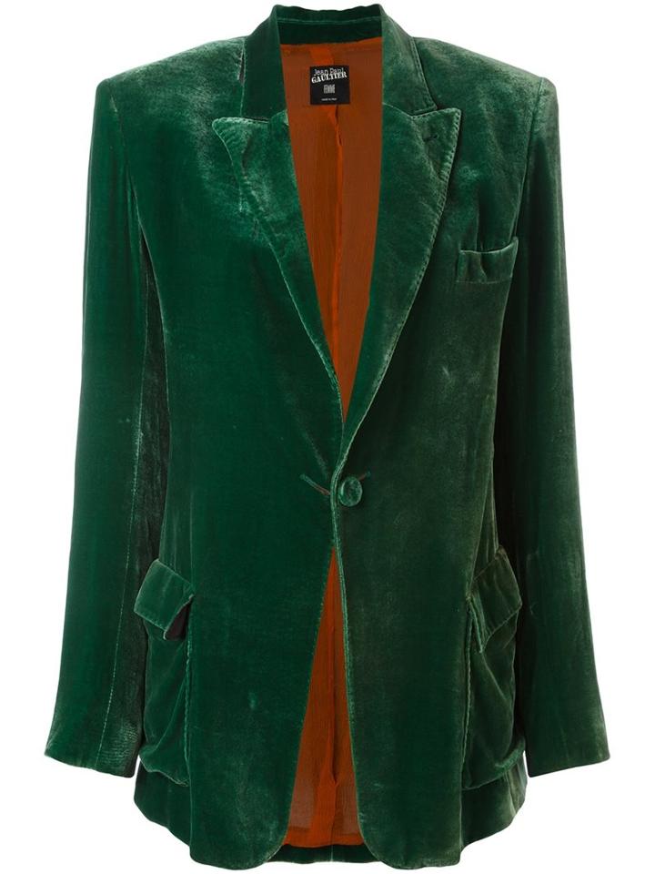 Jean Paul Gaultier Vintage Velvet Blazer