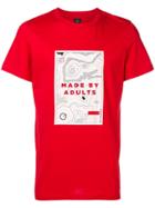 Les Bohemiens 'made By Adults' T-shirt - Red