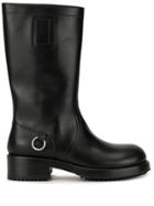 Raf Simons Stitching Detail Boots - Black