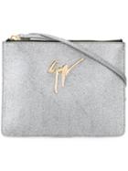 Giuseppe Zanotti Design Signature Shoulder Bag, Women's, Grey