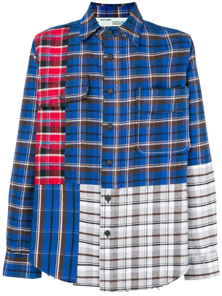 Off-white Reconstructed Shirt - Blue