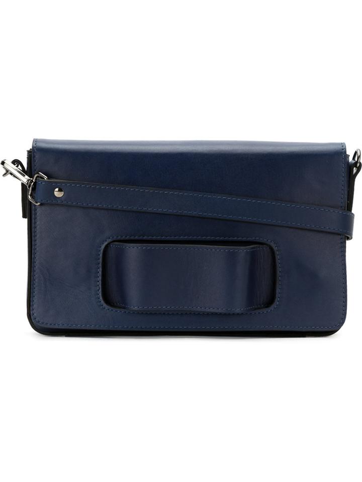 Mara Mac Structured Crossbody Bag - Blue