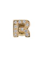 Mehem Crystal Studded R Earring - Metallic