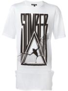 Alexandre Plokhov 'somber' Logo Relaxed Fit T-shirt, Men's, Size: 48, White, Cotton/modal