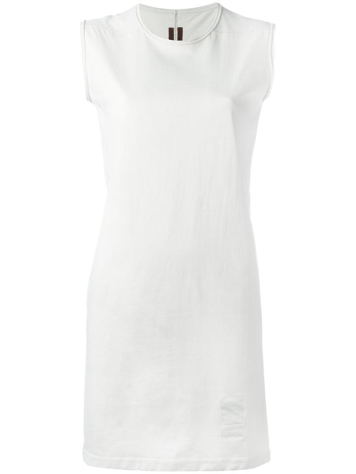 Rick Owens Drkshdw Sleeveless Long Vest Top, Women's, Size: Large, Nude/neutrals, Cotton