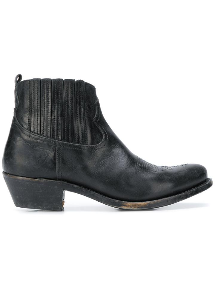 Golden Goose Deluxe Brand Slip-on Ankle Boot - Black
