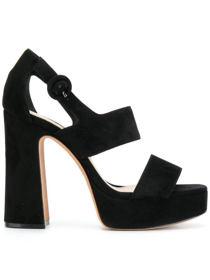 Alexandre Birman Block Heel Sandals - Black