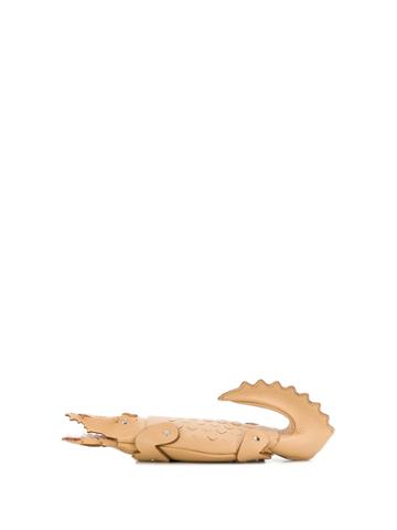 Lacoste Alligator-shaped Mini Wallet - Brown