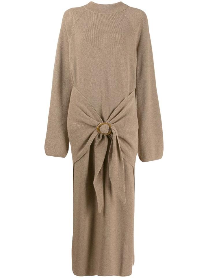 Nanushka Draped Jumper Dress - Neutrals