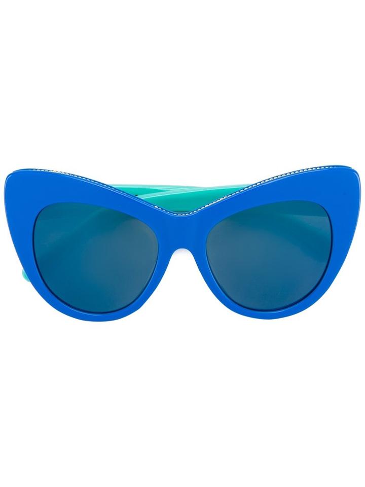 Stella Mccartney Kids - Cat Eye Sunglasses - Kids - Acetate - One Size, Blue