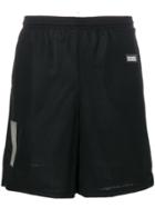 Off-white Perforated Track Shorts - Black