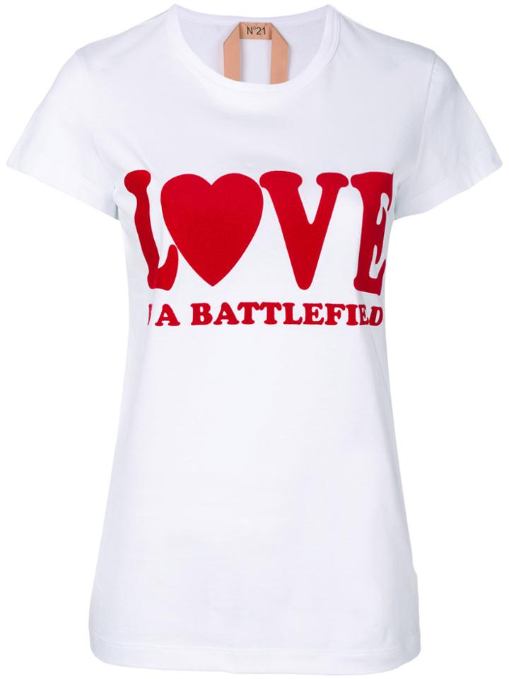 No21 Love T-shirt - White